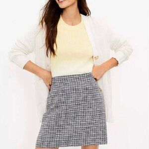 LOFT - Tweed Pocket Shift Skirt (Size: XXS)